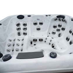 JACUZZI OGRODOWE WANNA SPA347 BIAŁY MARMUR 230x230 CM