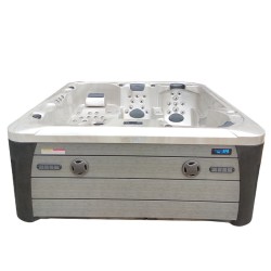 JACUZZI OGRODOWE WANNA SPA403 CAPPUCCINO OBUDOWA SZARA 230x230 CM