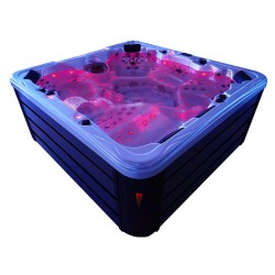 JACUZZI OGRODOWE WANNA SPA403 CAPPUCCINO OBUDOWA SZARA 230x230 CM