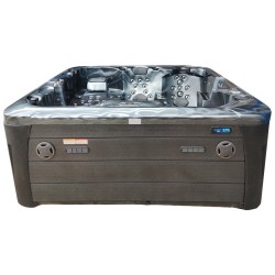 JACUZZI OGRODOWE WANNA SPA403 CZARNA FALA OCEANU OBUDOWA CZARNA 230x230 CM