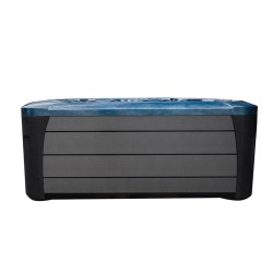 JACUZZI OGRODOWE WANNA SPA403 NIEBIESKA FALA OCEANU OBUDOWA SZARA 230x230 CM