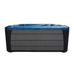 JACUZZI OGRODOWE WANNA SPA403 NIEBIESKA FALA OCEANU OBUDOWA SZARA 230x230 CM