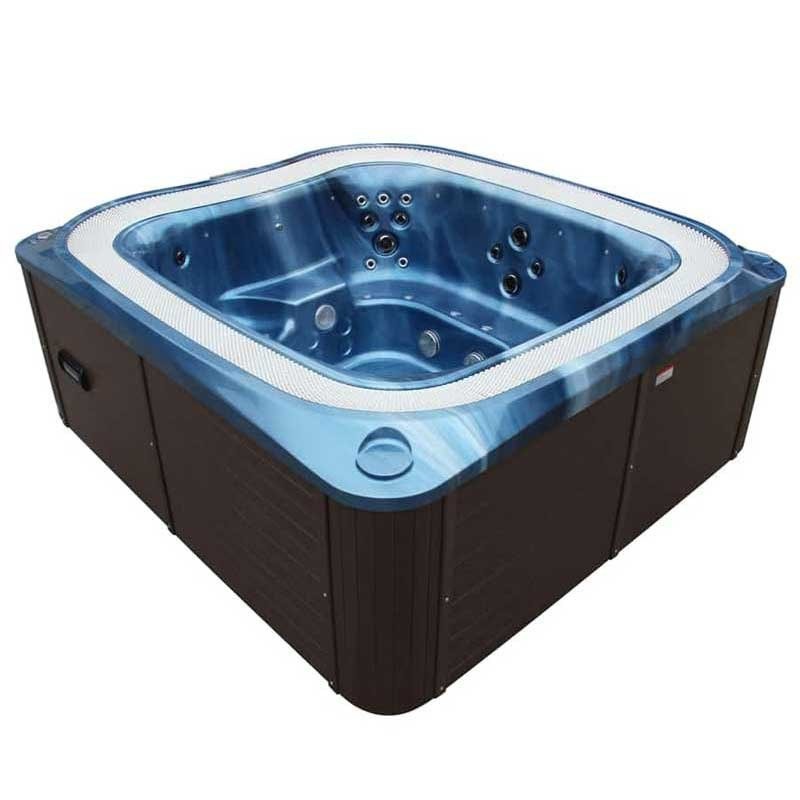 JACUZZI OGRODOWE WANNA SPA406 NIEBIESKA FALA OCEANU OBUDOWA KAWOWA 250x230 CM JACUZZI OGRODOWE WANNA SPA406 NIEBIESKA FALA OCEANU OBUDOWA KAWOWA 250x230 CM