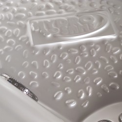 JACUZZI OGRODOWE WANNA SPA508 BIAŁA PERŁA OBUDOWA NATURALNA DESKA 215x190 CM