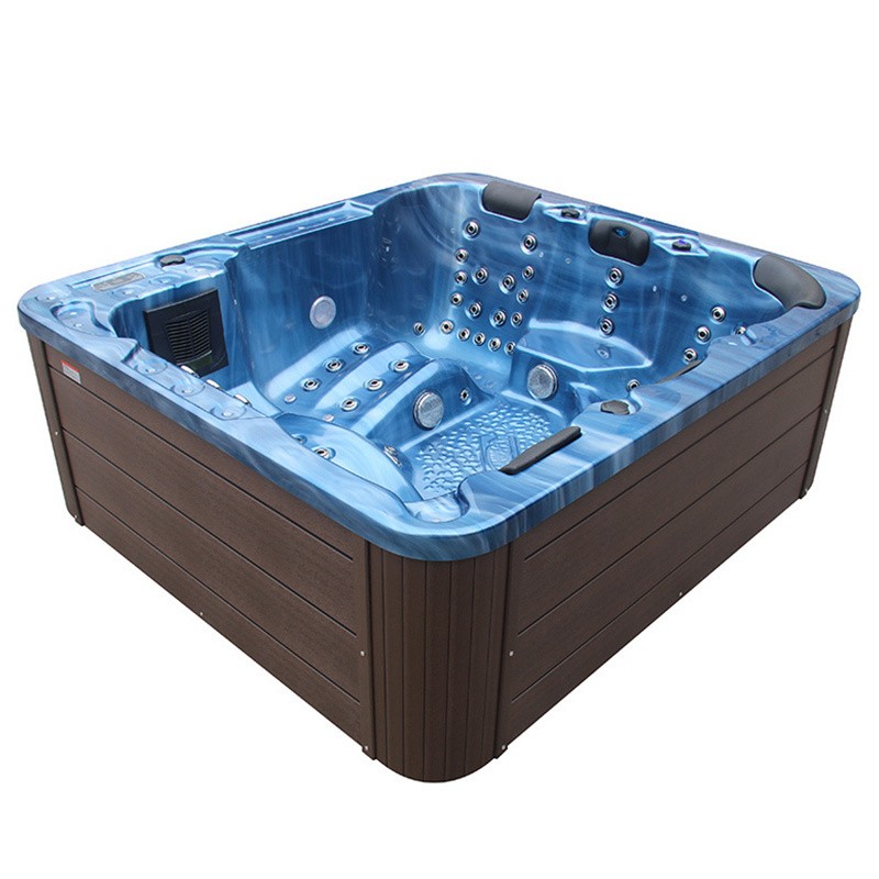 JACUZZI OGRODOWE WANNA SPA508 CZARNA FALA OCEANU OBUDOWA KAWA 215x190 CM JACUZZI OGRODOWE WANNA SPA508 CZARNA FALA OCEANU OBUDOWA KAWA 215x190 CM