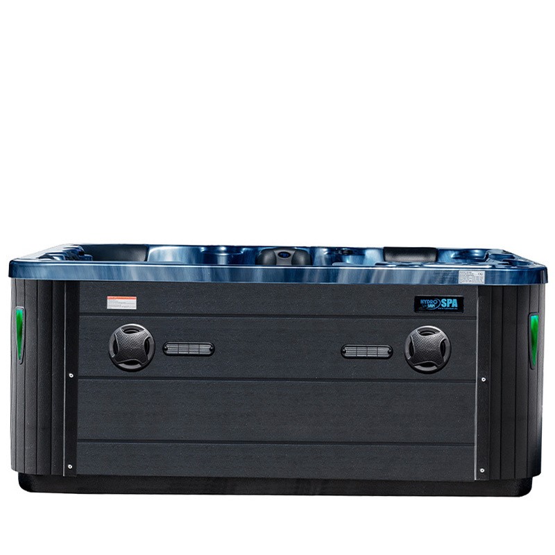 JACUZZI OGRODOWE WANNA SPA508 NIEBIESKA FALA OBUDOWA ANTRACYT 215x190 CM JACUZZI OGRODOWE WANNA SPA508 NIEBIESKA FALA OBUDOWA ANTRACYT 215x190 CM