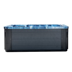 JACUZZI OGRODOWE WANNA SPA508 NIEBIESKA FALA OBUDOWA ANTRACYT 215x190 CM