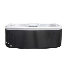 JACUZZI OGRODOWE WANNA SPA516 BIAŁA PERŁA OBUDOWA ANTRACYT 170x210 CM