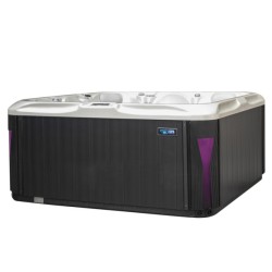 JACUZZI OGRODOWE WANNA SPA531 BIAŁA PERŁA OBUDOWA ANTRACYT 200x200 CM