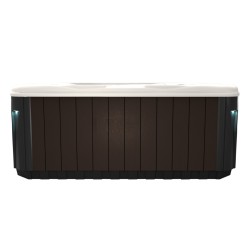 JACUZZI OGRODOWE WANNA SPA531 BIAŁA PERŁA OBUDOWA KAWA 200x200 CM