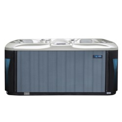 JACUZZI OGRODOWE WANNA SPA531 BIARA PERŁA OBUDOWA SZARA 200x200 CM
