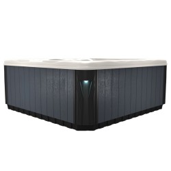 JACUZZI OGRODOWE WANNA SPA531 BIARA PERŁA OBUDOWA SZARA 200x200 CM