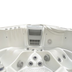 JACUZZI OGRODOWE WANNA SPA531 BIARA PERŁA OBUDOWA SZARA 200x200 CM