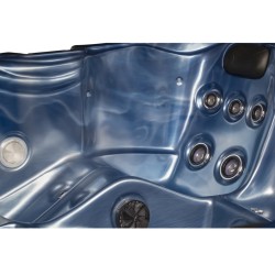 JACUZZI OGRODOWE WANNA SPA531 NIEBIESKA FALA OCEANU OBUDOWA ANTRACYT 200x200 CM