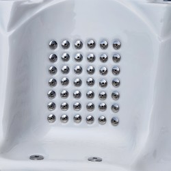 JACUZZI OGRODOWE WANNA SPA560 BIAŁA PERŁA OBUDOWA KAWA 220x220 CM