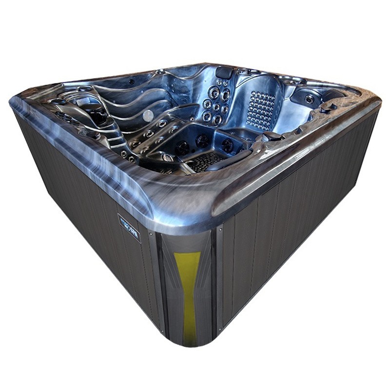 JACUZZI OGRODOWE WANNA SPA560 NIEBIESKA FALA OCEANU OBUDOWA ANTRACYT 220x220 CM JACUZZI OGRODOWE WANNA SPA560 NIEBIESKA FALA OCEANU OBUDOWA ANTRACYT 220x220 CM