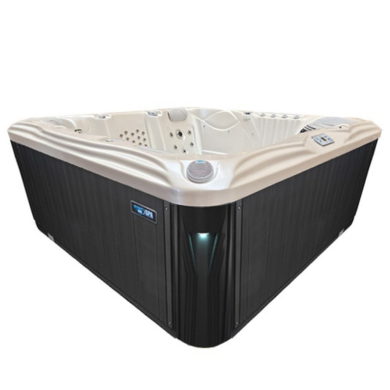 JACUZZI OGRODOWE WANNA SPA561 BIAŁA PERŁA OBUDOWA ANTRACYT 210x210 CM JACUZZI OGRODOWE WANNA SPA561 BIAŁA PERŁA OBUDOWA ANTRACYT 210x210 CM
