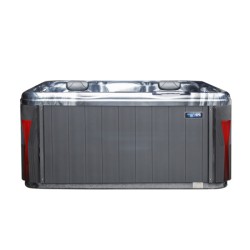 JACUZZI OGRODOWE WANNA SPA566 FULL CZARNA FALA OBUDOWA ANTRACYT 200x200 CM