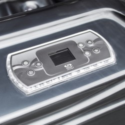 JACUZZI OGRODOWE WANNA SPA566 FULL CZARNA FALA OBUDOWA ANTRACYT 200x200 CM