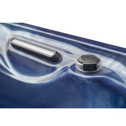 JACUZZI OGRODOWE WANNA SPA566 NIEBIESKA FALA OCEANU OBUDOWA KAWA 200x200 CM