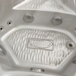 JACUZZI OGRODOWE WANNA SPA702 CAPPUCCINO OBUDOWA ANTRACYT 230x230 CM
