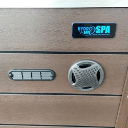 JACUZZI OGRODOWE WANNA SPA702 CAPPUCCINO OBUDOWA KAWA 230x230 CM
