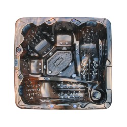 JACUZZI OGRODOWE WANNA SPA702 MAGMA GOLD OBUDOWA ANTRACYT 230x230 CM