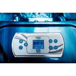 JACUZZI OGRODOWE WANNA SPA702 NIEBIESKA FALA OCEANU OBUDOWA KAWA 230x230 CM