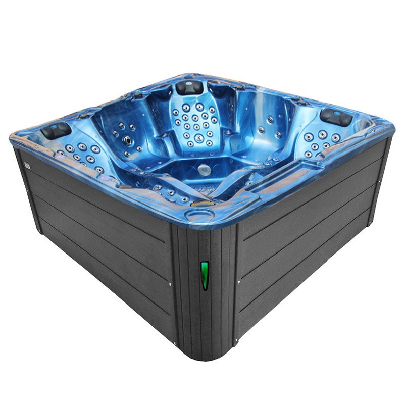 JACUZZI OGRODOWE WANNA SPA702 NIEBIESKA FALA OCEANU OBUDOWA SZARA 230x230 CM JACUZZI OGRODOWE WANNA SPA702 NIEBIESKA FALA OCEANU OBUDOWA SZARA 230x230 CM