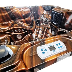 JACUZZI OGRODOWE WANNA SPA703A MAGMA GOLD OBUDOWA ANTRACYT 230x230 CM