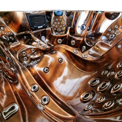 JACUZZI OGRODOWE WANNA SPA703A MAGMA GOLD OBUDOWA KAWA 230x230 CM