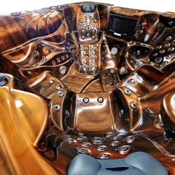JACUZZI OGRODOWE WANNA SPA703A MAGMA GOLD OBUDOWA KAWA 230x230 CM