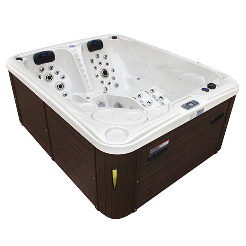 JACUZZI OGRODOWE WANNA SPA705 BIAŁA PERŁA OBUDOWA KAWA 210x170 CM JACUZZI OGRODOWE WANNA SPA705 BIAŁA PERŁA OBUDOWA KAWA 210x170 CM