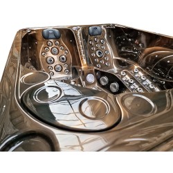 JACUZZI OGRODOWE WANNA SPA705 MAGMA GOLD OBUDOWA ANTRACYT 210x170 CM