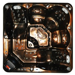 JACUZZI OGRODOWE WANNA SPA741 MAGMA GOLD OBUDOWA ANTRACYT 200x200 CM