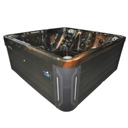 JACUZZI OGRODOWE WANNA SPA741 MAGMA GOLD OBUDOWA ANTRACYT 200x200 CM
