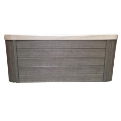 JACUZZI OGRODOWE WANNA SPA742 CAPPUCCINO OBUDOWA SZARA 190x190 CM