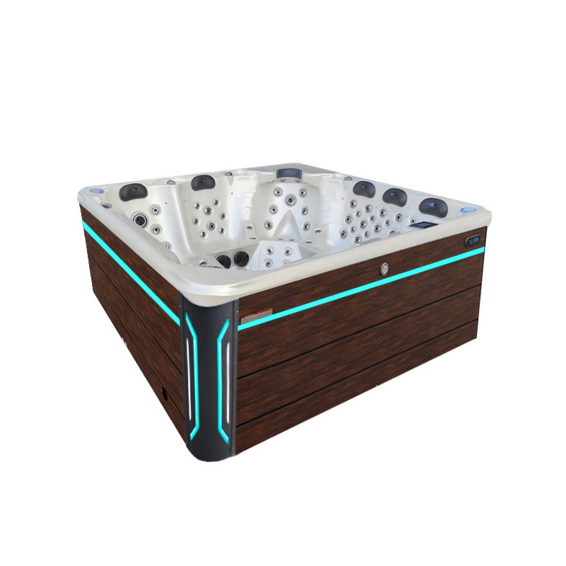 JACUZZI OGRODOWE WANNA SPA743 BIAŁA PERŁA OBUDOWA BRĄZOWA 220x220 CM JACUZZI OGRODOWE WANNA SPA743 BIAŁA PERŁA OBUDOWA BRĄZOWA 220x220 CM