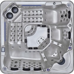 JACUZZI OGRODOWE WANNA SPA743 CAPPUCCINO OBUDOWA KAWA 220x220 CM