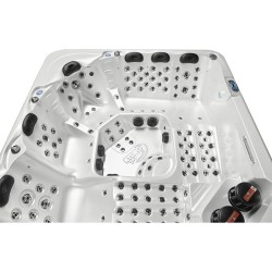 JACUZZI OGRODOWE WANNA SPA743R ECO CAPPUCCINO OBUDOWA KAWA 220x220 CM