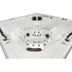 JACUZZI OGRODOWE WANNA SPA743R ECO CAPPUCCINO OBUDOWA SZARA 220x220 CM