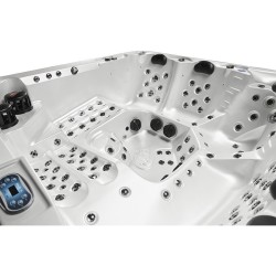 JACUZZI OGRODOWE WANNA SPA743R ECO CAPPUCCINO OBUDOWA SZARA 220x220 CM