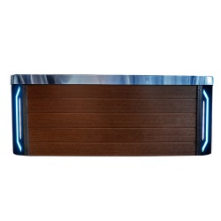 JACUZZI OGRODOWE WANNA SPA744 NIEBIESKA FALA OCEANU OBUDOWA KAWA 210x210 CM