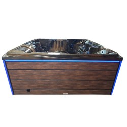 JACUZZI OGRODOWE WANNA SPA747 MAGMA GOLD OBUDOWA BRĄZOWA DESKA F21 210x210 CM