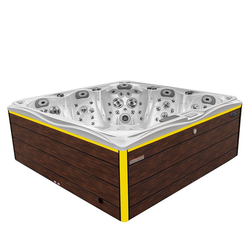 JACUZZI OGRODOWE WANNA SPA748 BIAŁA PERŁA OBUDOWA BRĄZOWA F21 230x230 CM JACUZZI OGRODOWE WANNA SPA748 BIAŁA PERŁA OBUDOWA BRĄZOWA F21 230x230 CM