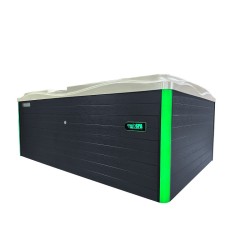 JACUZZI OGRODOWE WANNA SPA749 CAPPUCINO OBUDOWA ANTRACYT 200x135 CM 230V