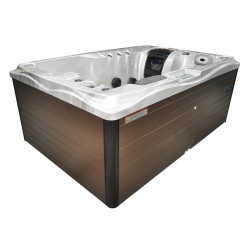 JACUZZI OGRODOWE WANNA SPA749 CAPPUCINO OBUDOWA KAWA 200x135 CM 230V