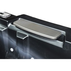 JACUZZI OGRODOWE WANNA SPA749 CZARNA FALA OBUDOWA ANTRACYT 200x135 CM 230V