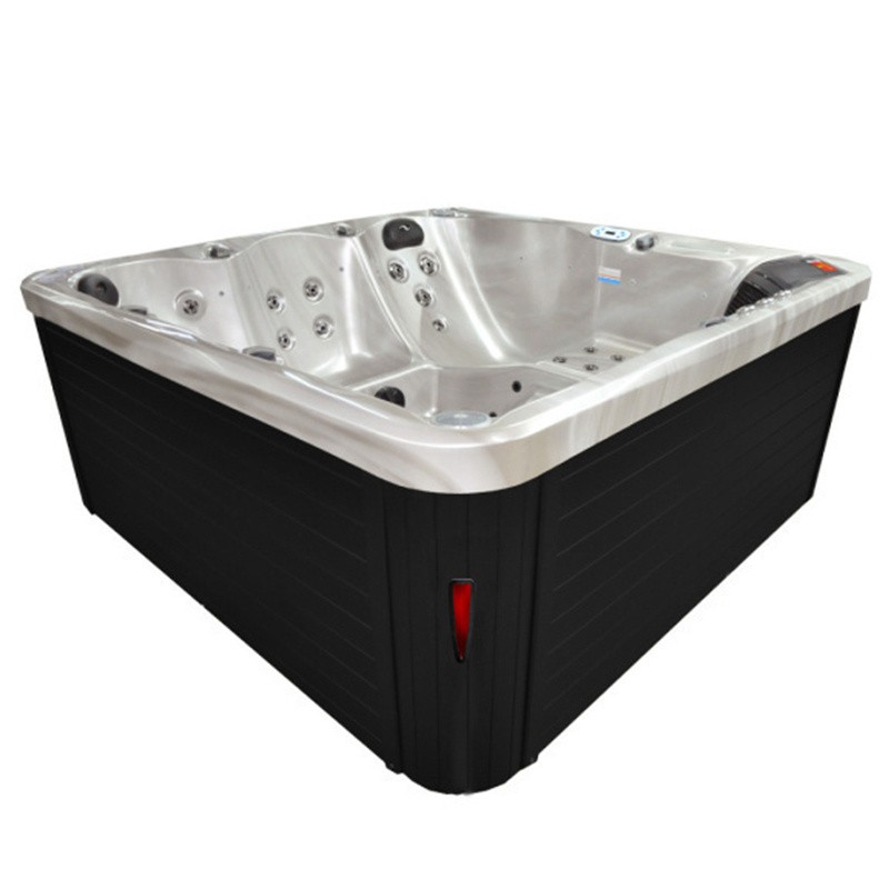 JACUZZI OGRODOWE WANNA SPA750 CAPPUCINO OBUDOWA ANTRACYT 200x200 CM JACUZZI OGRODOWE WANNA SPA750 CAPPUCINO OBUDOWA ANTRACYT 200x200 CM