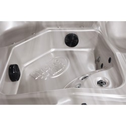 JACUZZI OGRODOWE WANNA SPA750 CAPPUCINO OBUDOWA ANTRACYT 200x200 CM